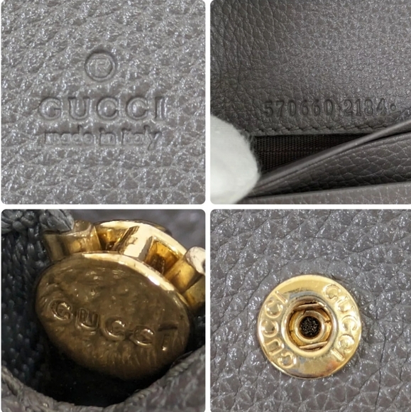 GUCCI GG Zumi Compact Wallet Wristlet with Box & Dust Bag! - Picture 14 of 14